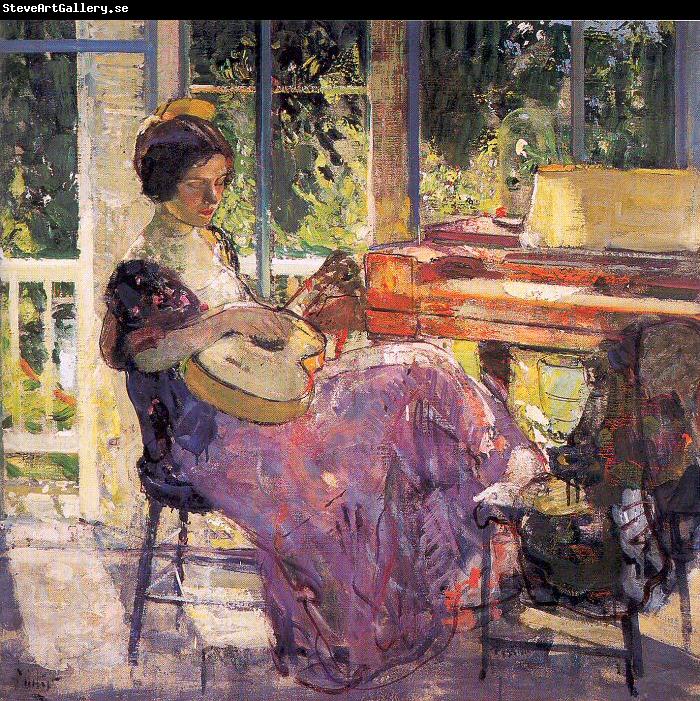 Miller, Richard Emil Girl with Guitar